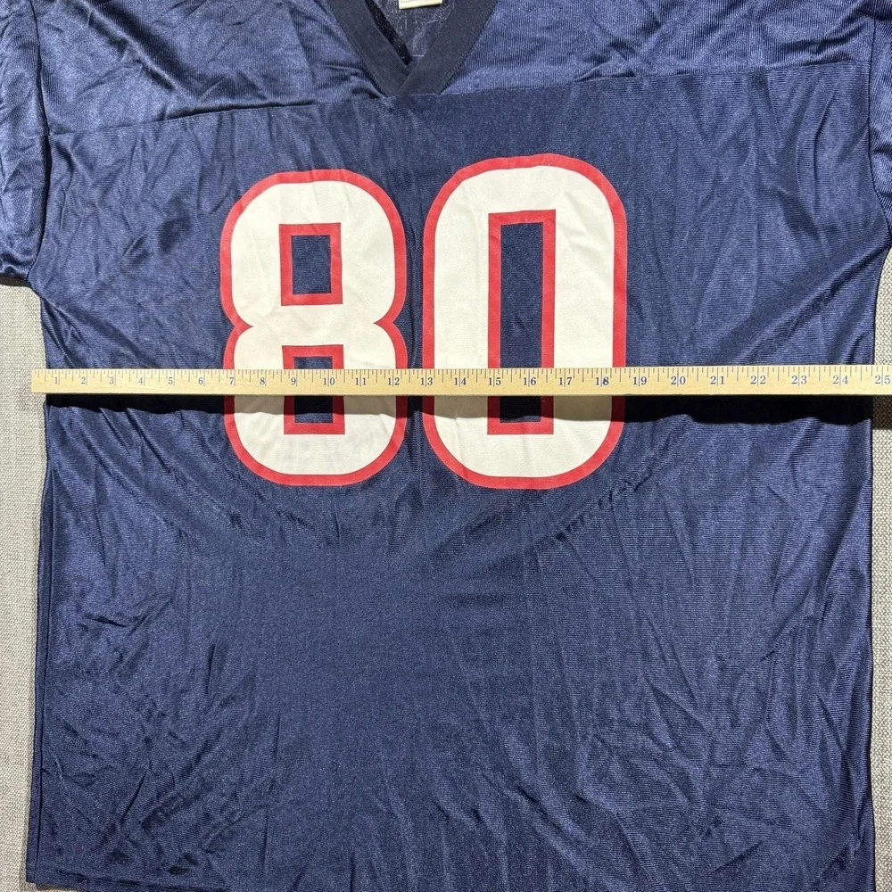 Houston Texans Jersey Mens 2XL Blue NFL Andre Johnson 80 NFL Team Apparel